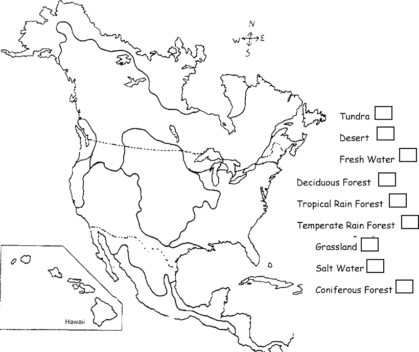 Usa Map Biomes