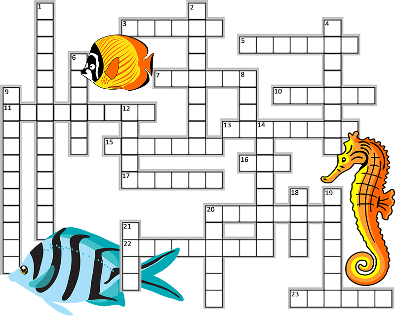 fish crossword