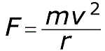 centripetal force equation