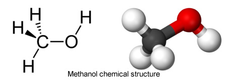 methanol chemical structure