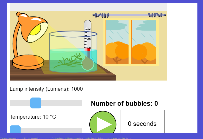 Photosynthesis Virtual Lab