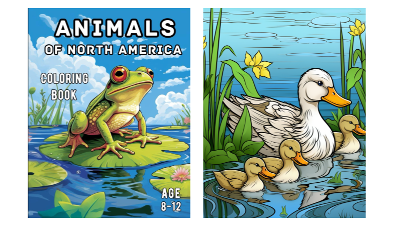 My Coloring Book – Animals of North America