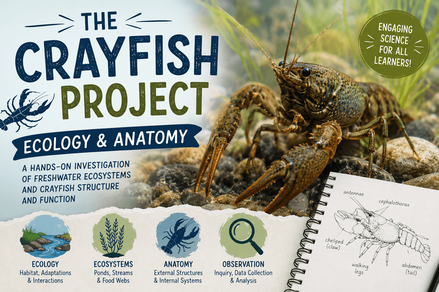 The Crayfish Project – Ecology and Anatomy