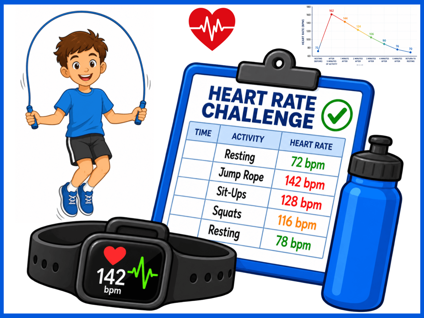Investigation:  Heart Rate Challenge and Homeostasis