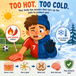 cold and hot temperature reaction