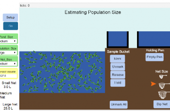 Estimating Population Size: A Netlogo Simulation