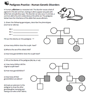 This worksheet gives students a chance to practice identifying genotypes on...