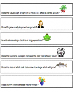 Scientific Method Scenarios