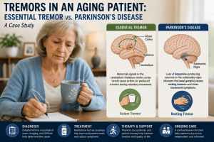 Infographic on Parkinsons and Essential Tremor